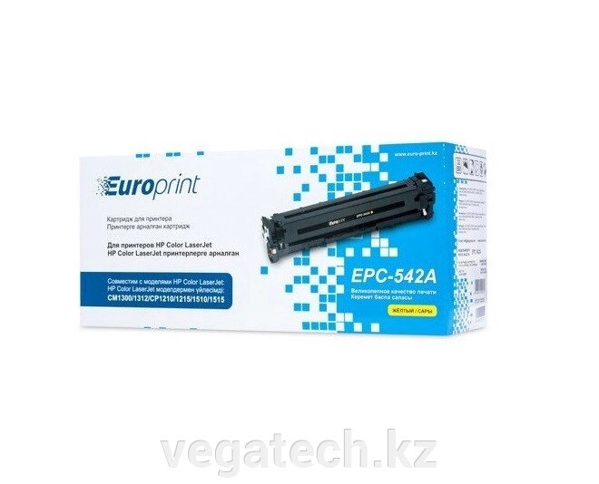 Картридж Europrint EPC-542A Желтый - особенности