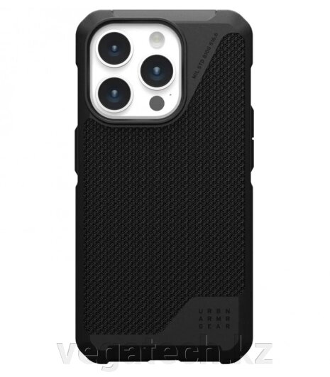 Чехол UAG для Apple iPhone 15 Pro Metropolis LT Magsafe, Kevlar Black 114277113940 - гарантия