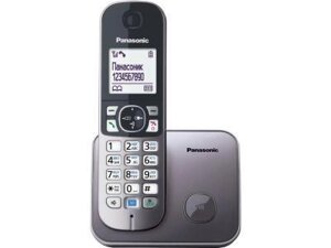 Радиотелефон Panasonic KX-TG6811RUM серый