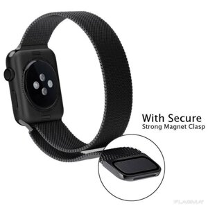 Ремешок для смарт-часов Apple Watch 4, 40mm, Usams, сталь, Black
