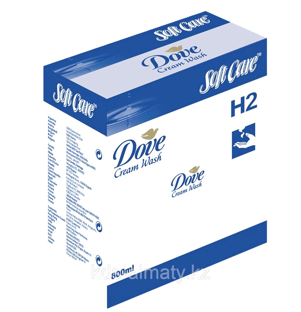 Softcare Sens Cream Wash 24*0.25l - жидкое крем-мыло для чувствительной кожи - Казахстан