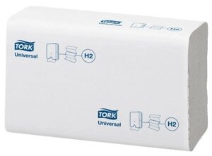 Tork Бумажные полотенца сложения Interfold Tork Universal белые 140299