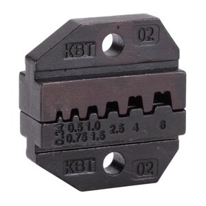 Номерные матрицы для опрессовки изолированных и неизолированных штыревых втулочных наконечников - МПК-02 КВТ МПК-02