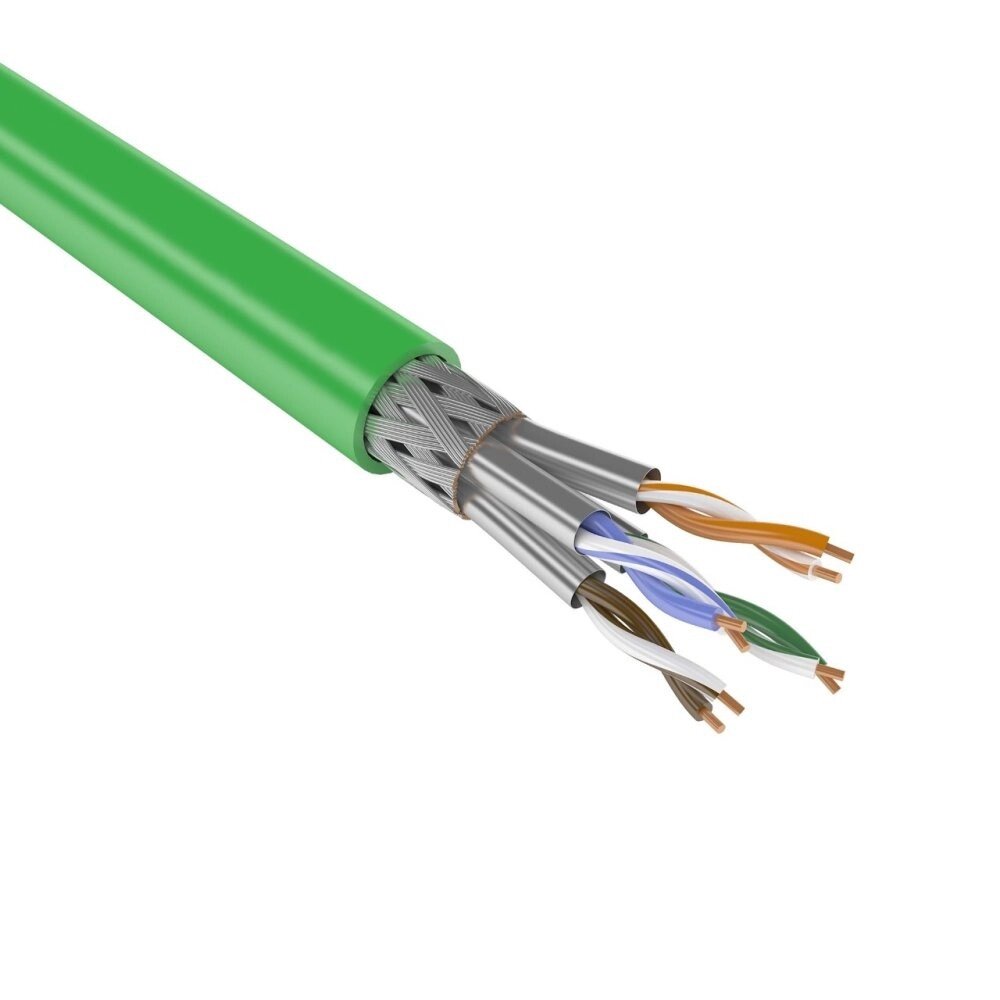 Кабель сетевой COMTEQ S/FTP cat 7. 4*2*0,58mm LSZH 305м/упак для внутр прокл от компании Альянс - фото 1