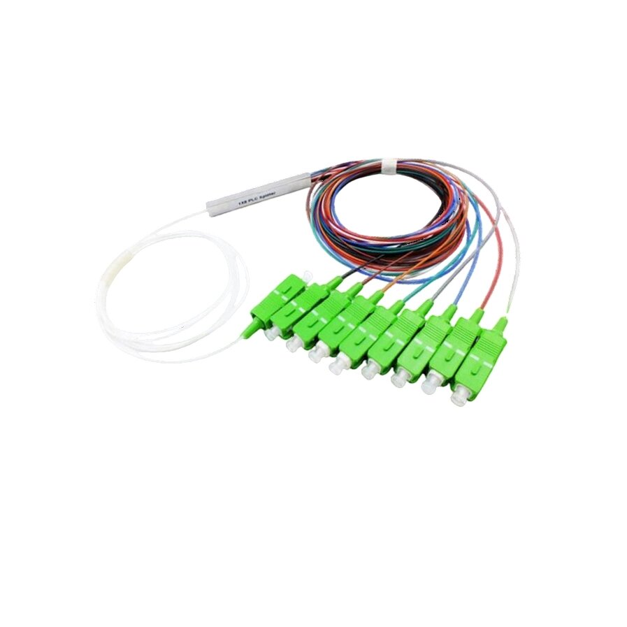 Оптический сплиттер ОК PLC 1х8, SC/APC -1 м от компании Альянс - фото 1