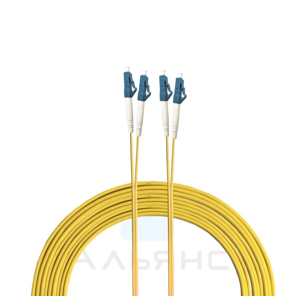 Патчкорд LC/UPC-LC/UPC 2мм SM 9/125 Duplex - 1 м от компании Альянс - фото 1