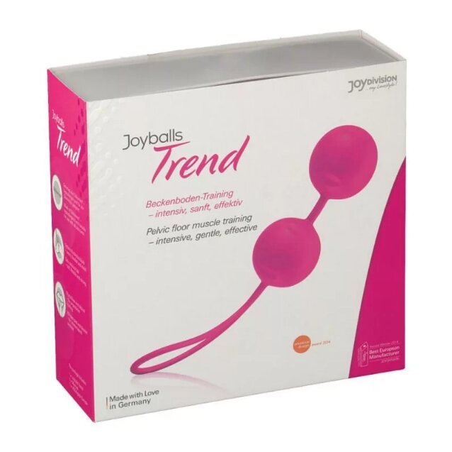 Joyballs Вагинальные шарики Trend ярко-розовые матовые от компании Секс шоп "More Amore" - фото 1