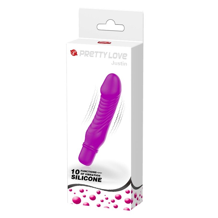 Мини вибратор "Stev" 13,5 x 2,9 см. фиолетовый от компании Секс шоп "More Amore" - фото 1