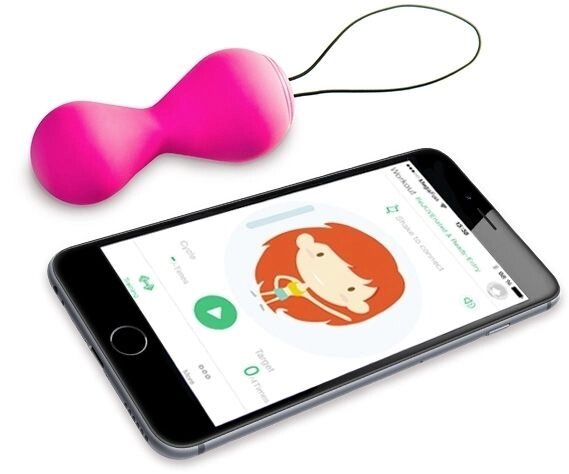 Персональный тренер вагинальных мышц - Gballs 2 App (розовый) Fun Toys от компании Секс шоп "More Amore" - фото 1