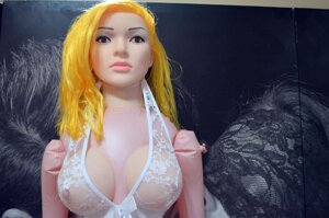 Секс кукла блондинка - реалистичная (Вагина + Анус)