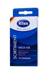 Презервативы Ritex SORTIMENT №10, ассорти, 18 см.