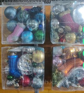 Елочные игрушки шары в ассортименте (27 шт)