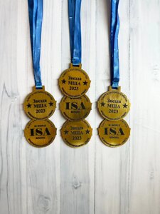 Медали пластиковые с логотипом
