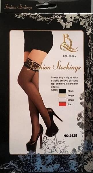 Чулки Fashion Stockings 2125 (44-48) от компании Оптовая компания "Sex Opt" - фото 1