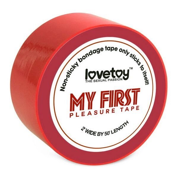 Изолента для бондажа красная - My First (15 метров) от компании Оптовая компания "Sex Opt" - фото 1