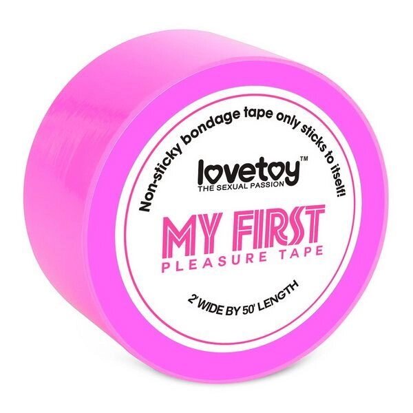 Изолента для бондажа розовая - My First (15 метров) от компании Оптовая компания "Sex Opt" - фото 1