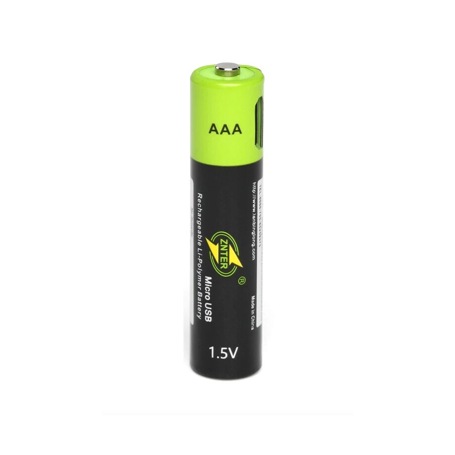 Аккумулятор ААА 1,5V 600 mA с зарядкой от USB ##от компании## ИП "Томирис" - ##фото## 1