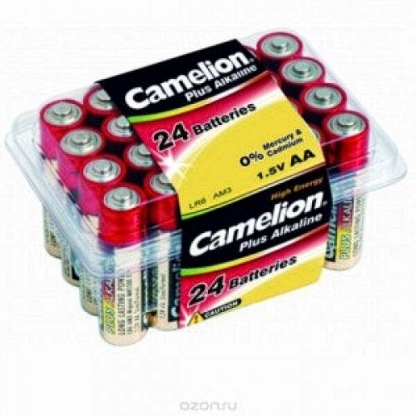 Батарейки CAMELION Plus Alkaline LR6-PB24 24 шт упаковка от компании Alexel - фото 1