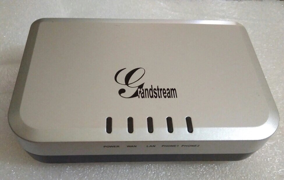 Телефонный адаптер для VoIP-телефонии Grandstream HT502 2FXS - скидка