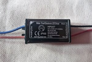 Светодиодный LED драйвер 4 - 7 W 220 мА  DC18-32V  IP65 в Алматы от компании Alexel