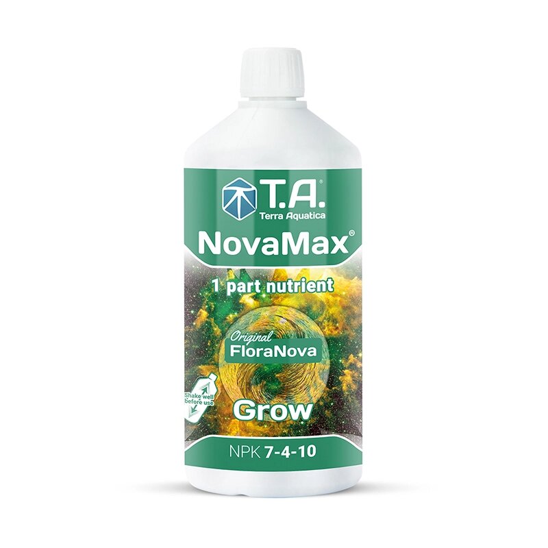 NovaMax Grow Минерально-органические Рост 1L от компании "КазГидропоника" - фото 1