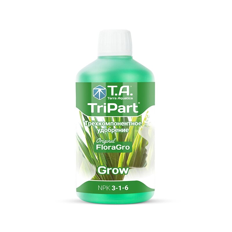 TriPart Grow/Flora Gro GHE 0.5л от компании "КазГидропоника" - фото 1