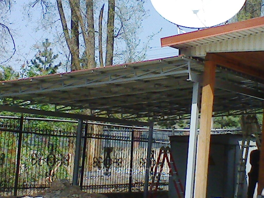 Навес для автомобиля 5,5х9 от компании ИП Герасимов - фото 1