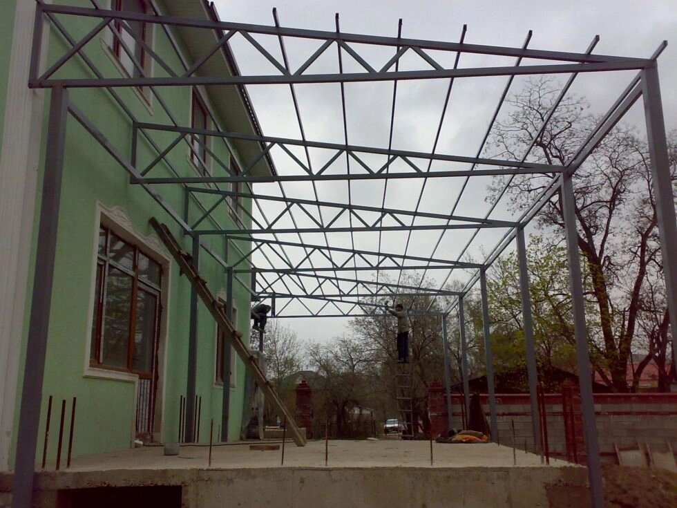 Навесы из профнастила в алматы от компании ИП Герасимов - фото 1