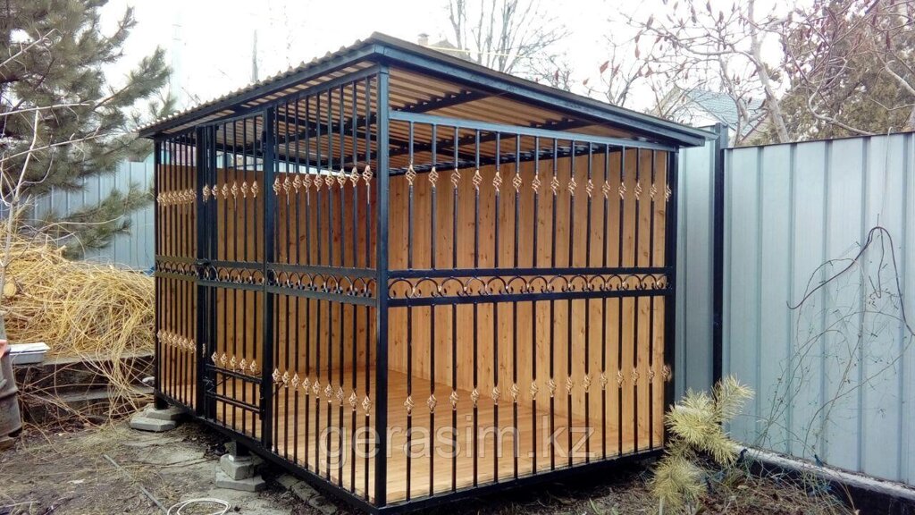 Вольер для немецкой овчарки от компании ИП Герасимов - фото 1