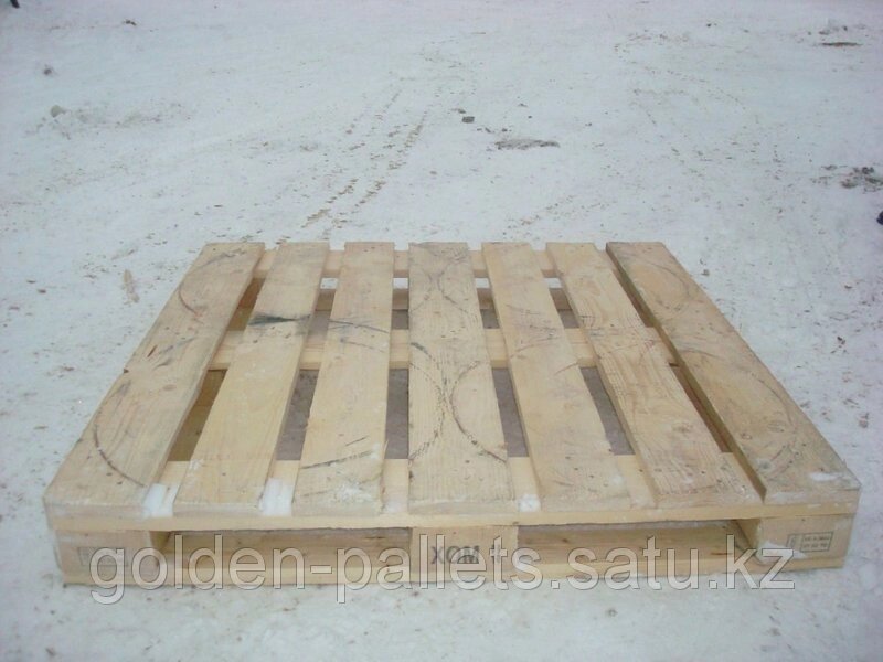Поддон деревянный 1200х1200мм. от компании ИП «Altyn Pallet» - фото 1