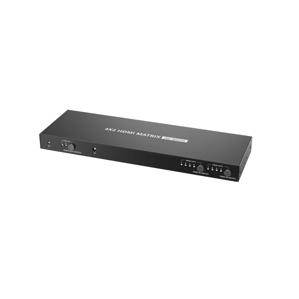 Матричный коммутатор Lenkeng LKV422 (4K, 4x2) - ТОО "Avercom Group"