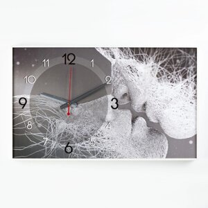 Часы-картина настенные, интерьерные 'Лица'плавный ход, 57 х 35 х 4 см