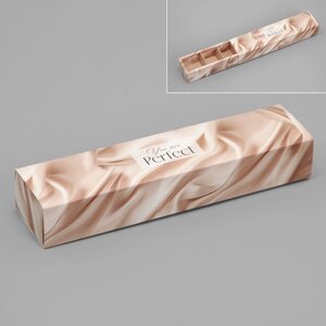 Коробка для конфет, кондитерская упаковка 'Ткань'5 х 21 х 3.3 см (комплект из 5 шт.)