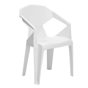 Кресло для сада 'Epica' 41,5 х 56,5 х 81 см, белое