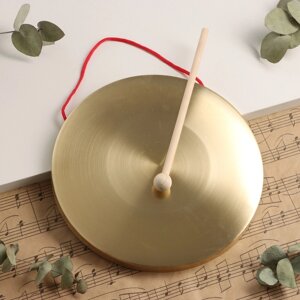 Музыкальный инструмент Гонг Music Life 22 см, колотушка в комплекте