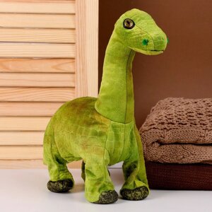 Мягкая музыкальная игрушка 'Динозаврик'31 см, цвет зелёный
