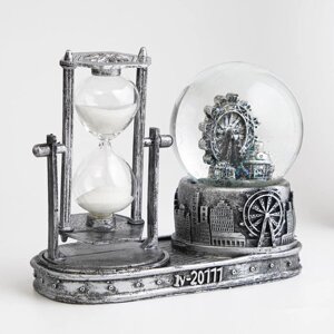 Песочные часы 'Лондонское колесо обозрения'с подсветкой, 3 ААА, 16 х 8 х 13.5 см