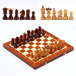 Шахматы польские Madon 'Жемчуг'40.5 х 40.5 см, король h-8.5 см, пешка h-5 см