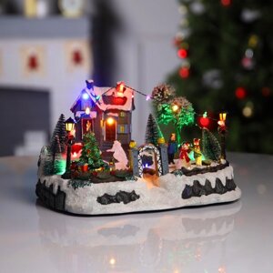 Светодиодная фигура 'Рождество' 31 x 20 x 23 см, полистоун, батарейки ААх3 (не в комплекте), USB, свечение мульти