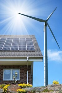 Автономная гибридная (ветро-солнечная) электростанция на 1,6 кВт (1 кВт - ВЭС и 0,6 кВт-СЭС)