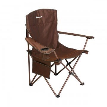 Кресло складное коричневый 140 кг NISUS от компании "Посейдон" товары для рыбалки и активного отдыха - фото 1