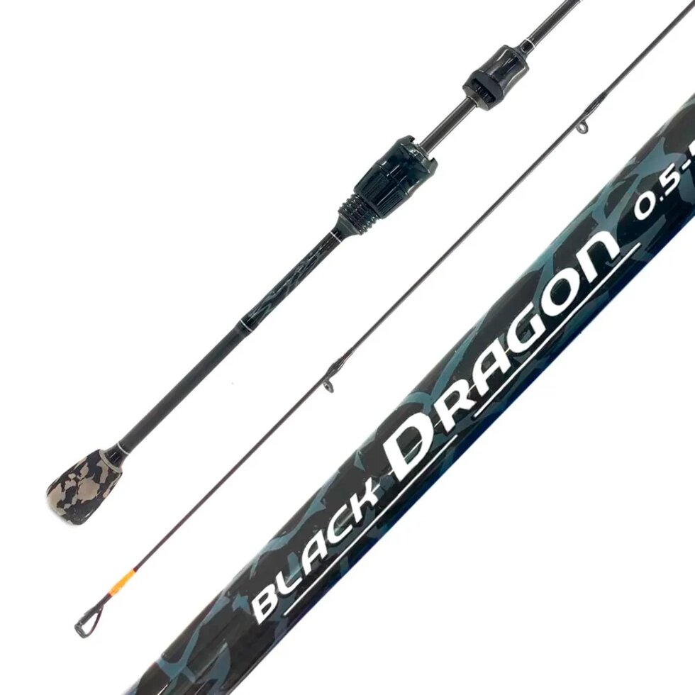 Спиннинг DAYO Black Dragon 2.4 м. штекерный C. W. 5-25 гр Fast от компании "Посейдон" товары для рыбалки и активного отдыха - фото 1