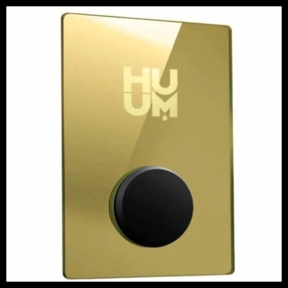 Сменная панель для пульта управления Huum UKU Gold (золотое стекло) - фото