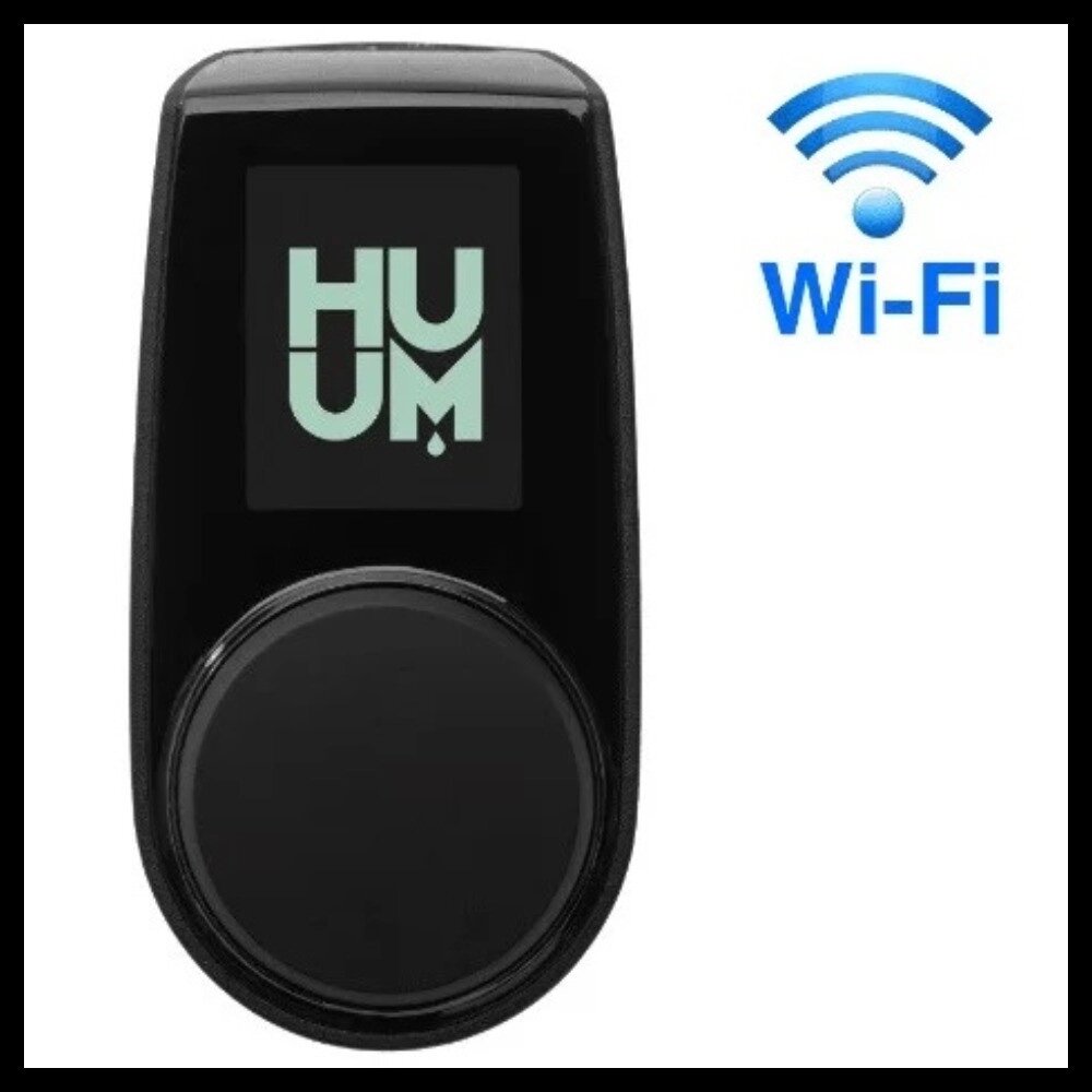 Пульт управления для электрических печей в финской сауне Huum UKU WiFi Black (мощность=до 18 кВт, WiFi модуль) - Алматы