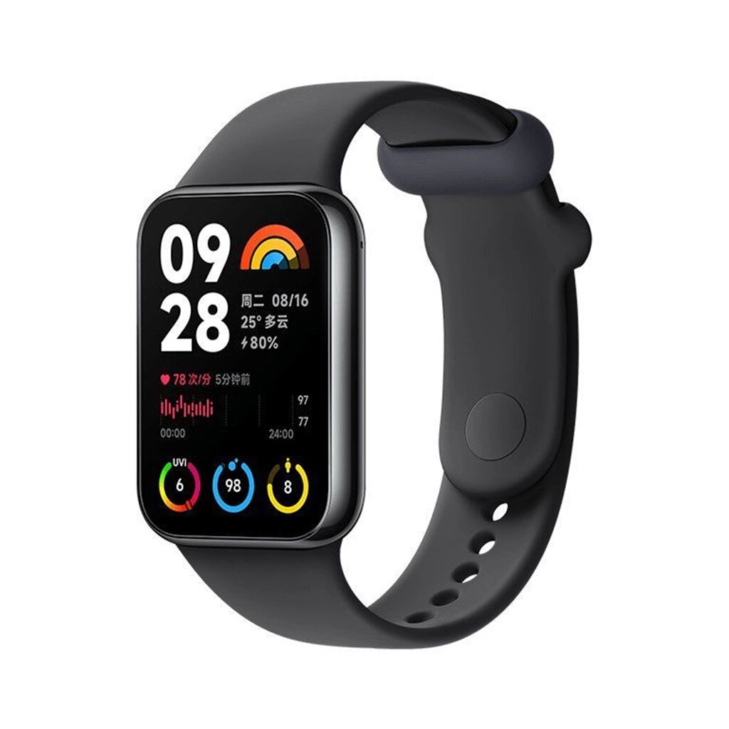 Фитнес браслет Xiaomi Smart Band 8 Pro Black - Казахстан