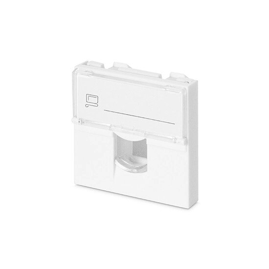 Shelbi Лицевая панель с прозрачной шторкой 45x45mm 1 порт - преимущества