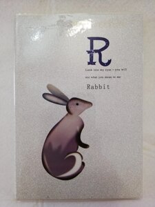 Записная книжка - тетрадь, NoteBook Rabbit, 222*140 мм, прозрачной обложкой, цвет-серый с блестками