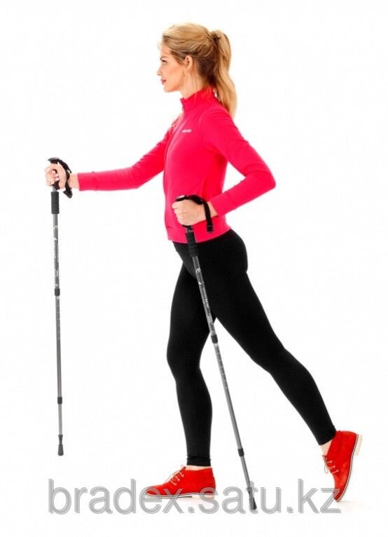 Палки телескопические для скандинавской ходьбы «НОРДИК СТАЙЛ» Walking sticks от компании BRADEX™ - ТОО "Поколение технологий" - фото 1