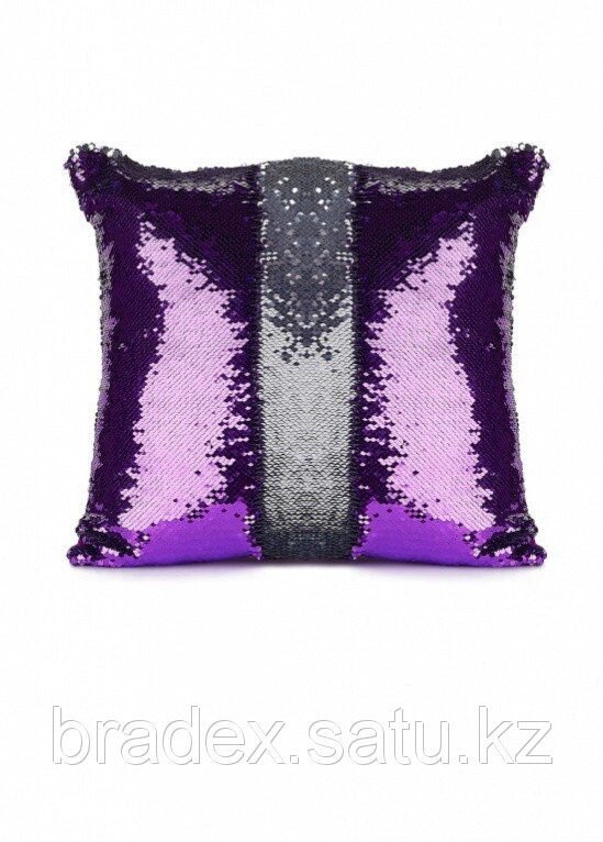 Подушка декоративная «РУСАЛКА» цвет фиолетовый/серебро Magic Pillow от компании BRADEX™ - ТОО "Поколение технологий" - фото 1