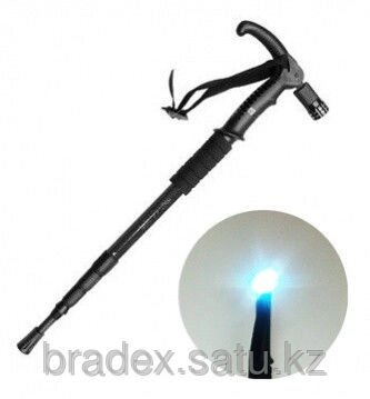 Трость телескопическая с подсветкой "ОПОРА" Walking stick от компании BRADEX™ - ТОО "Поколение технологий" - фото 1
